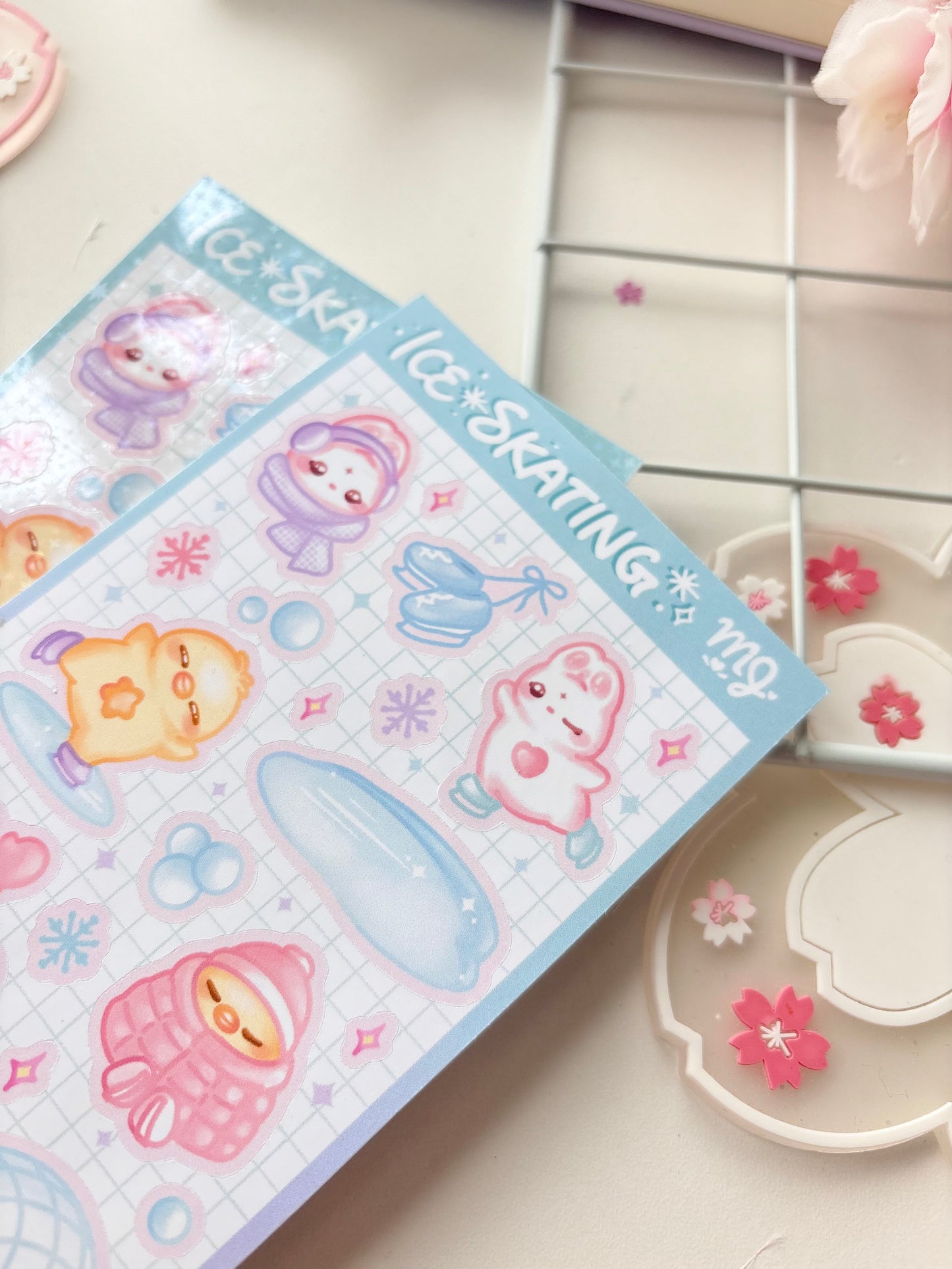 Ice Skating Sticker Sheet