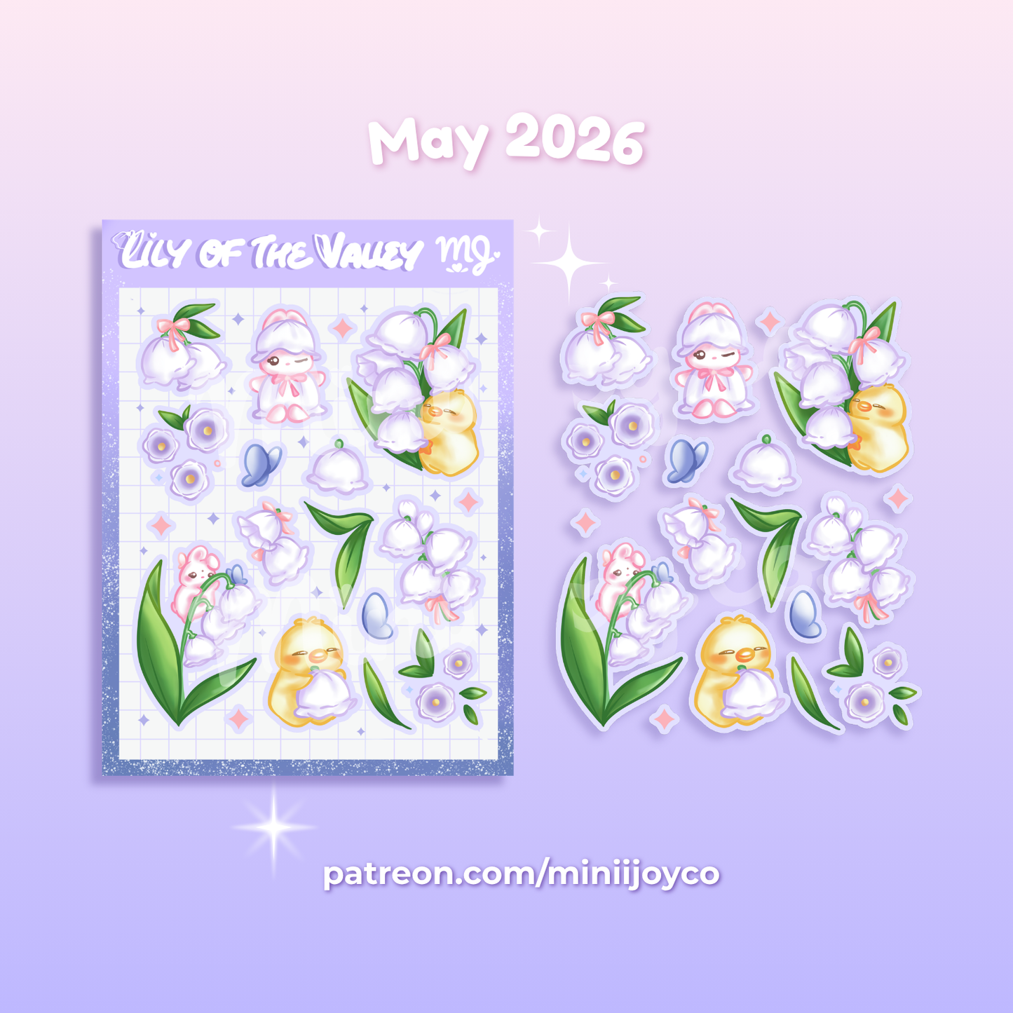 Lily of the Valley Mini Sheet