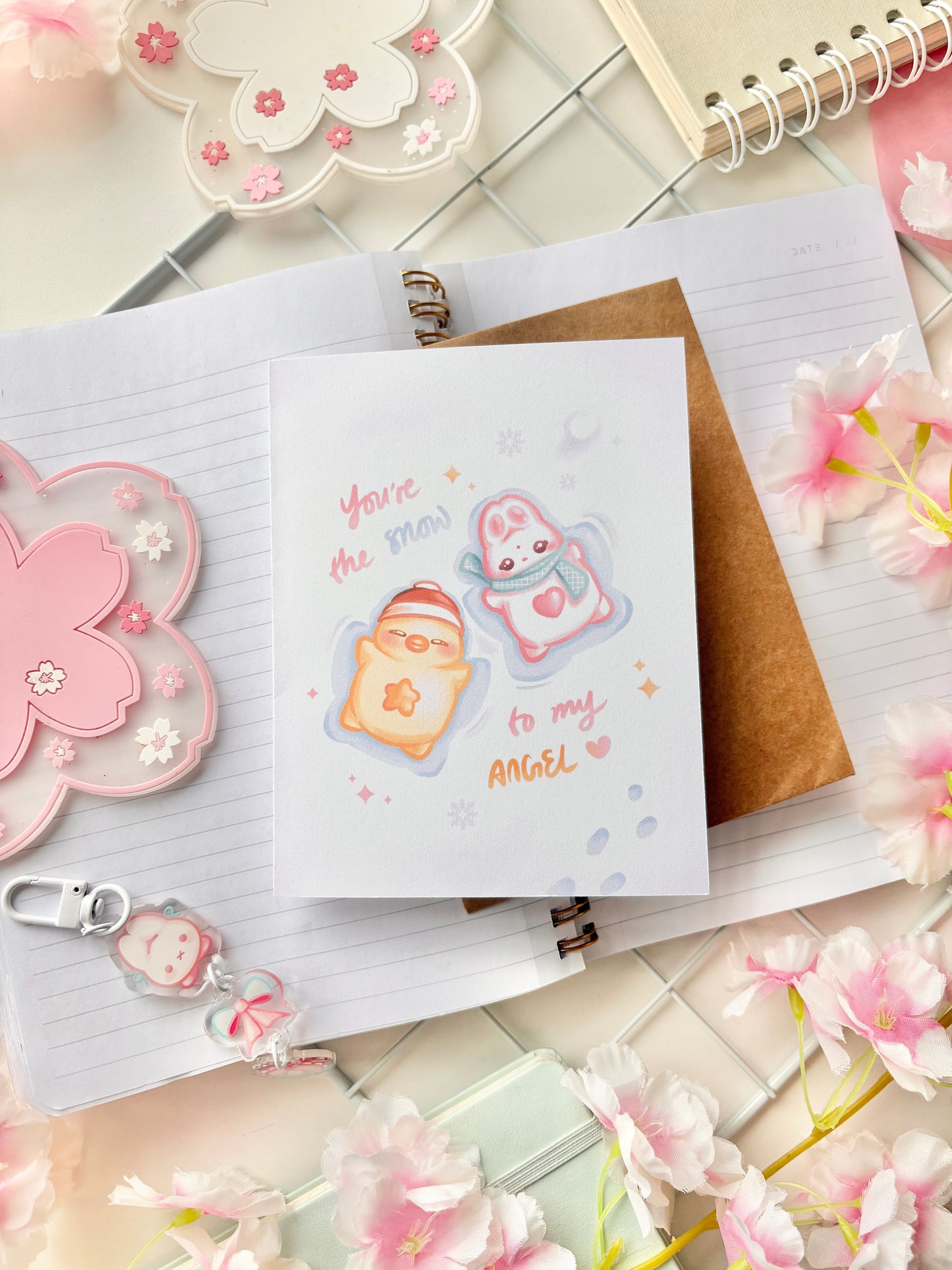 Snow Angel Greeting Card