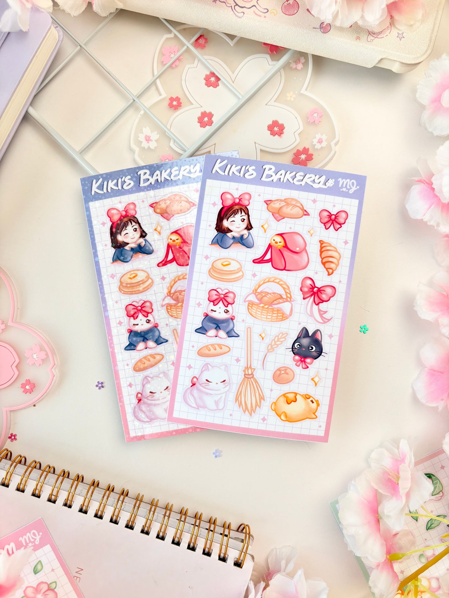 Kiki's Bakery Sticker Sheet