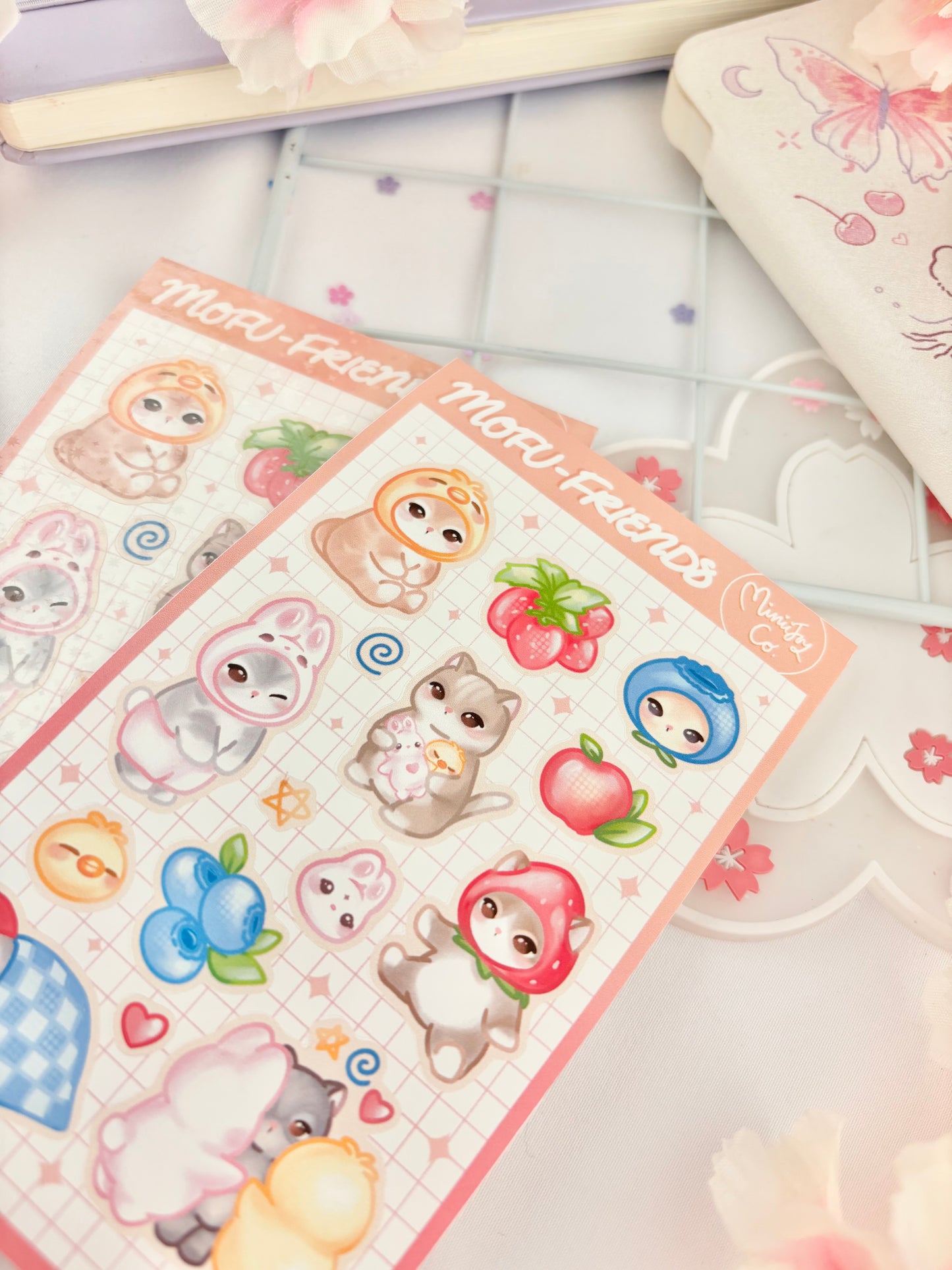 Mofu Friends Sticker Sheet
