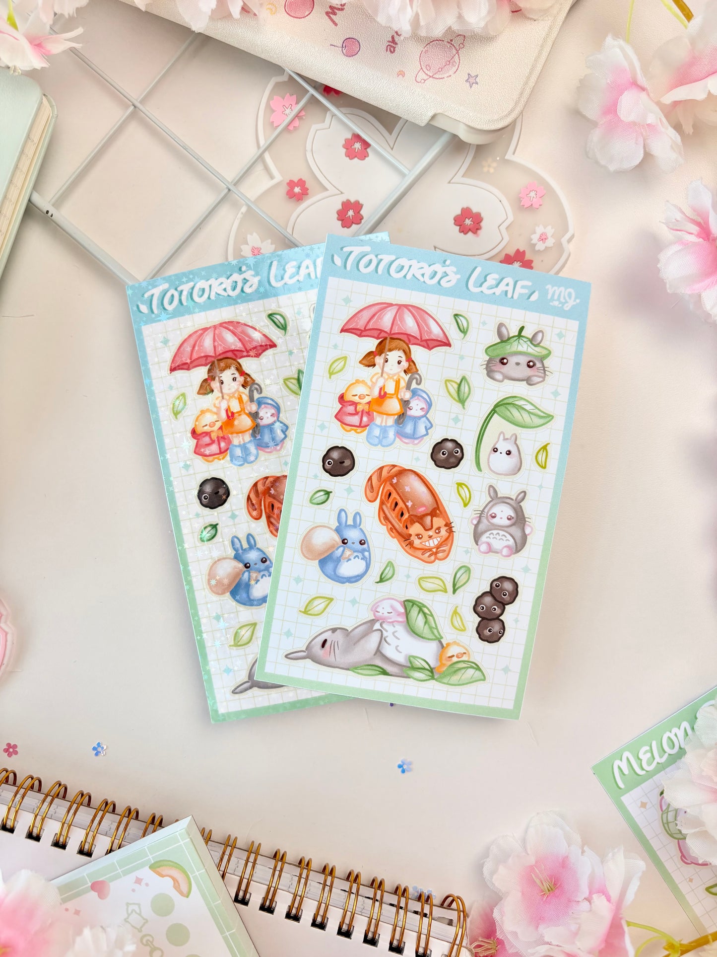 Ghibli Sticker Sheets Matte Bundle (Set of 4)