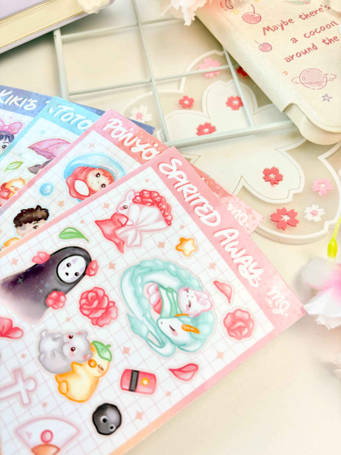 Ghibli Sticker Sheets Holo Bundle (Set of 4)
