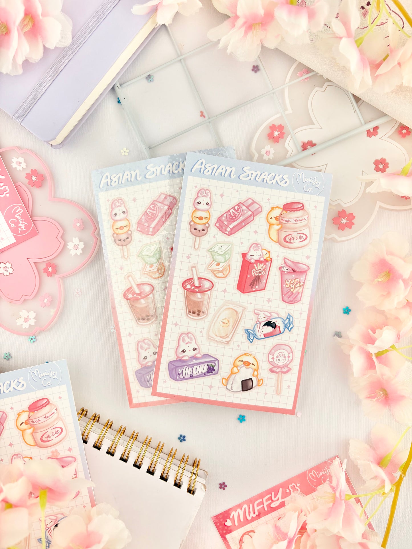 Asian Snacks Sticker Sheet