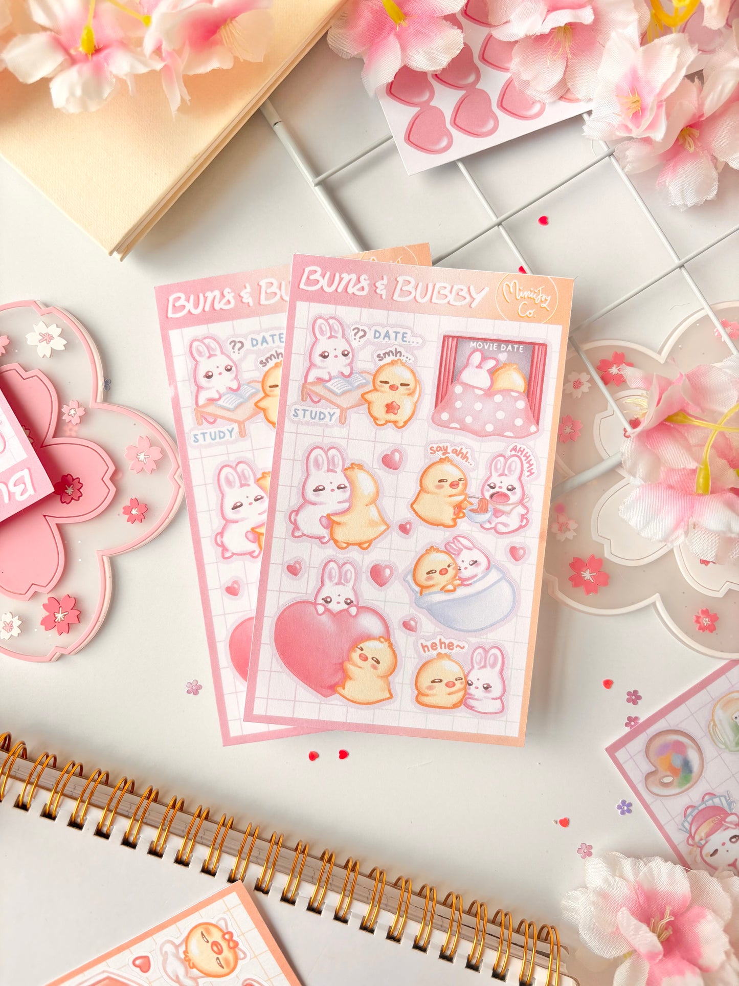 Buns and Bubby Sticker Sheet