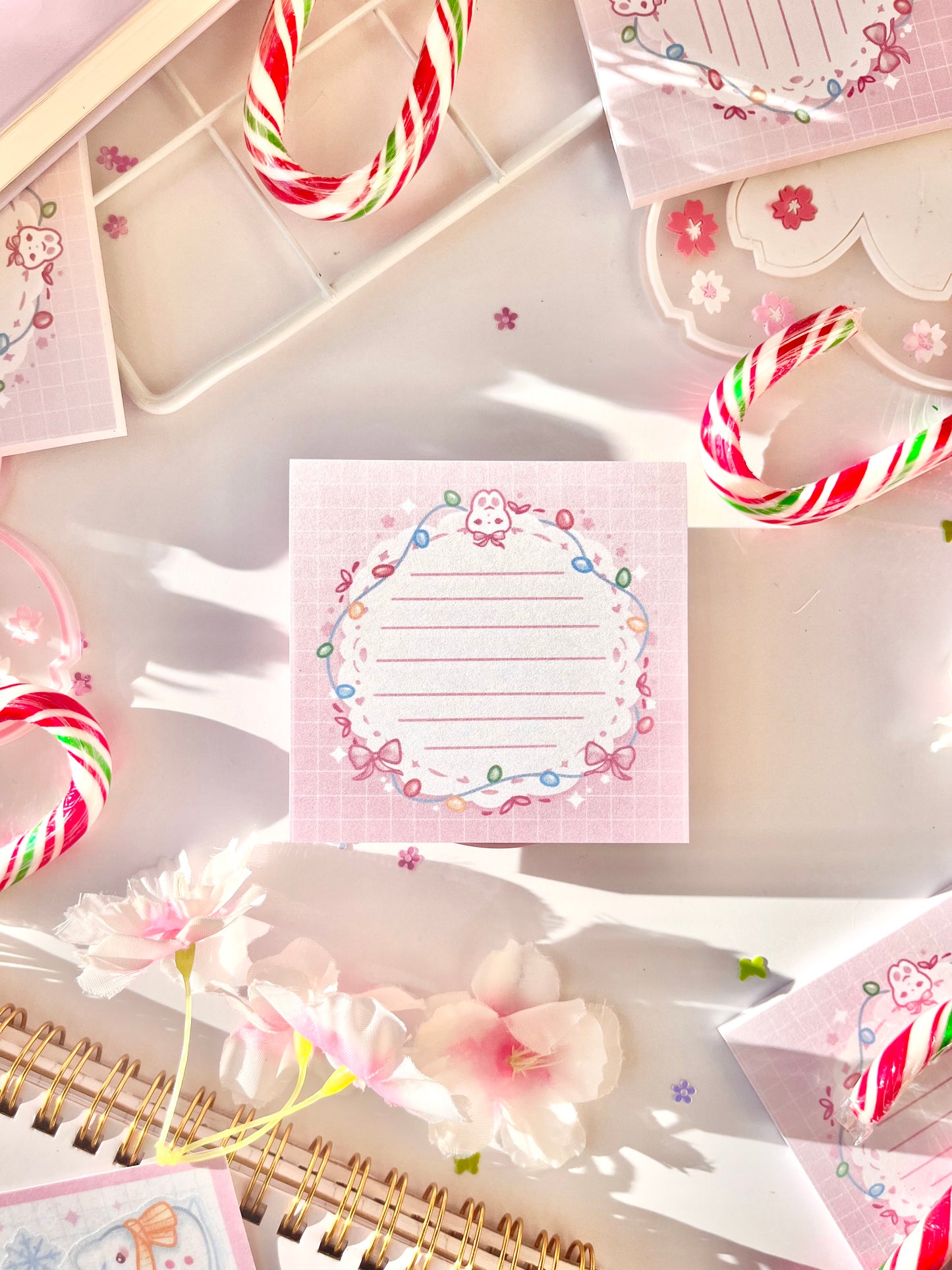 Holiday Napkin Sticky Note