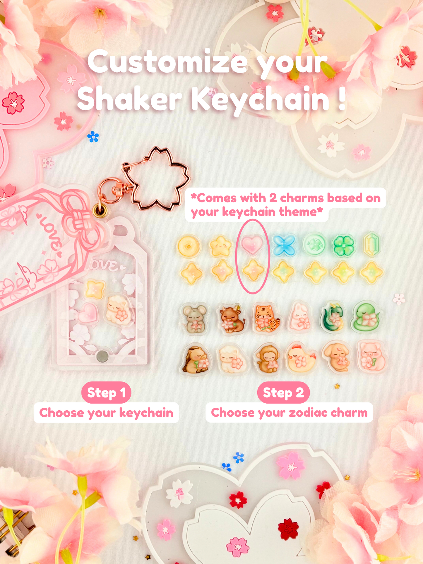 Omamori Shaker Keychains
