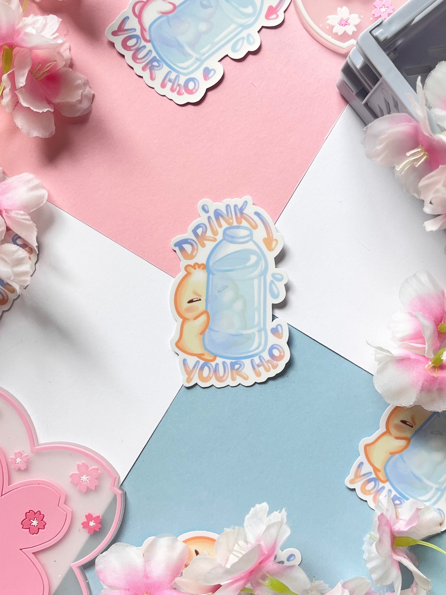 Drink Your Water Sticker - Bubby