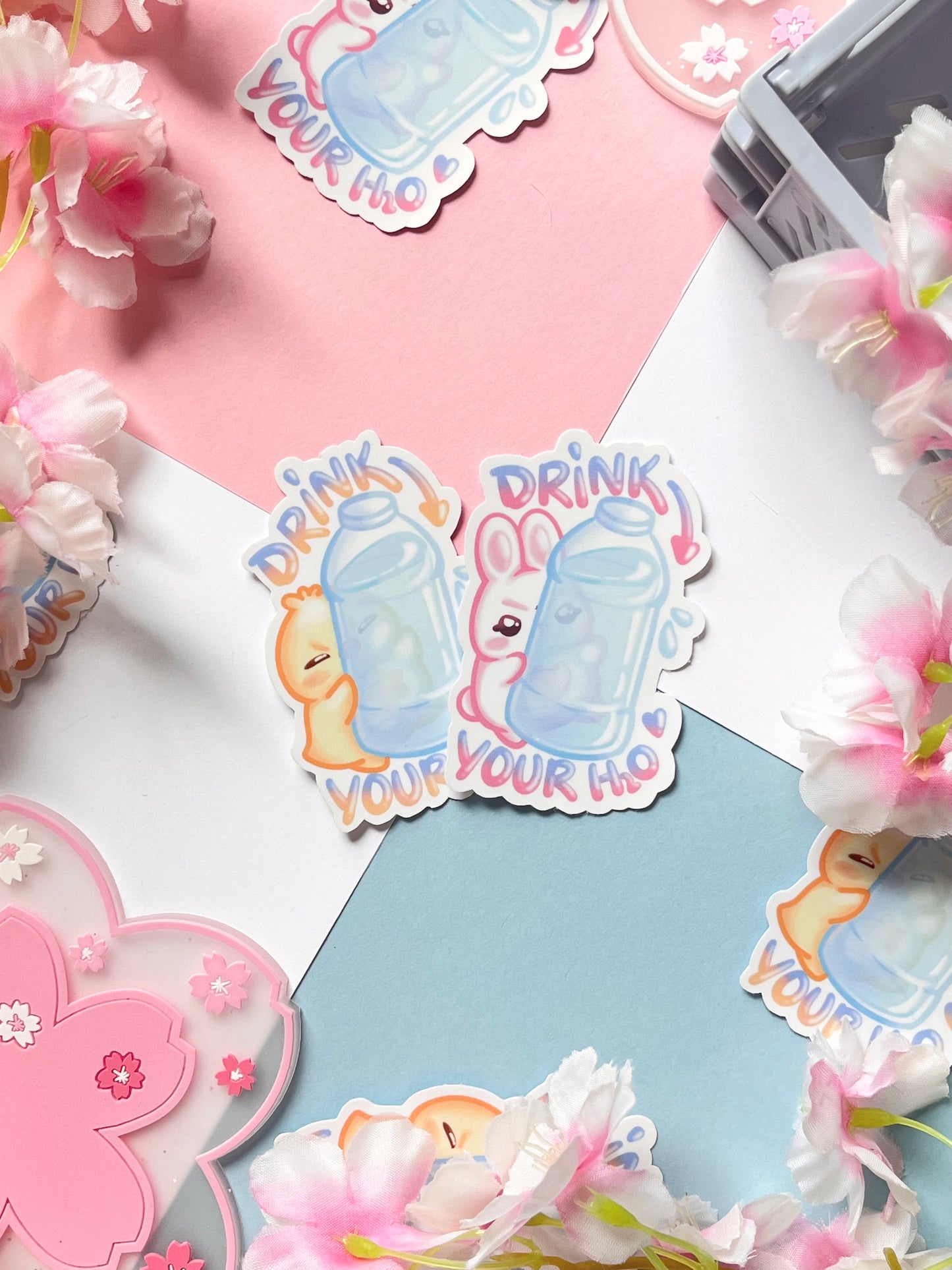 Drink Your H2O Sticker (Set of 2)