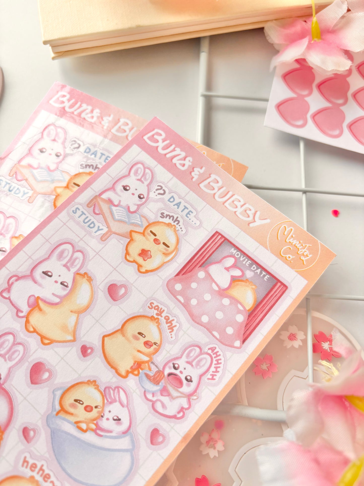 Buns and Bubby Sticker Sheet