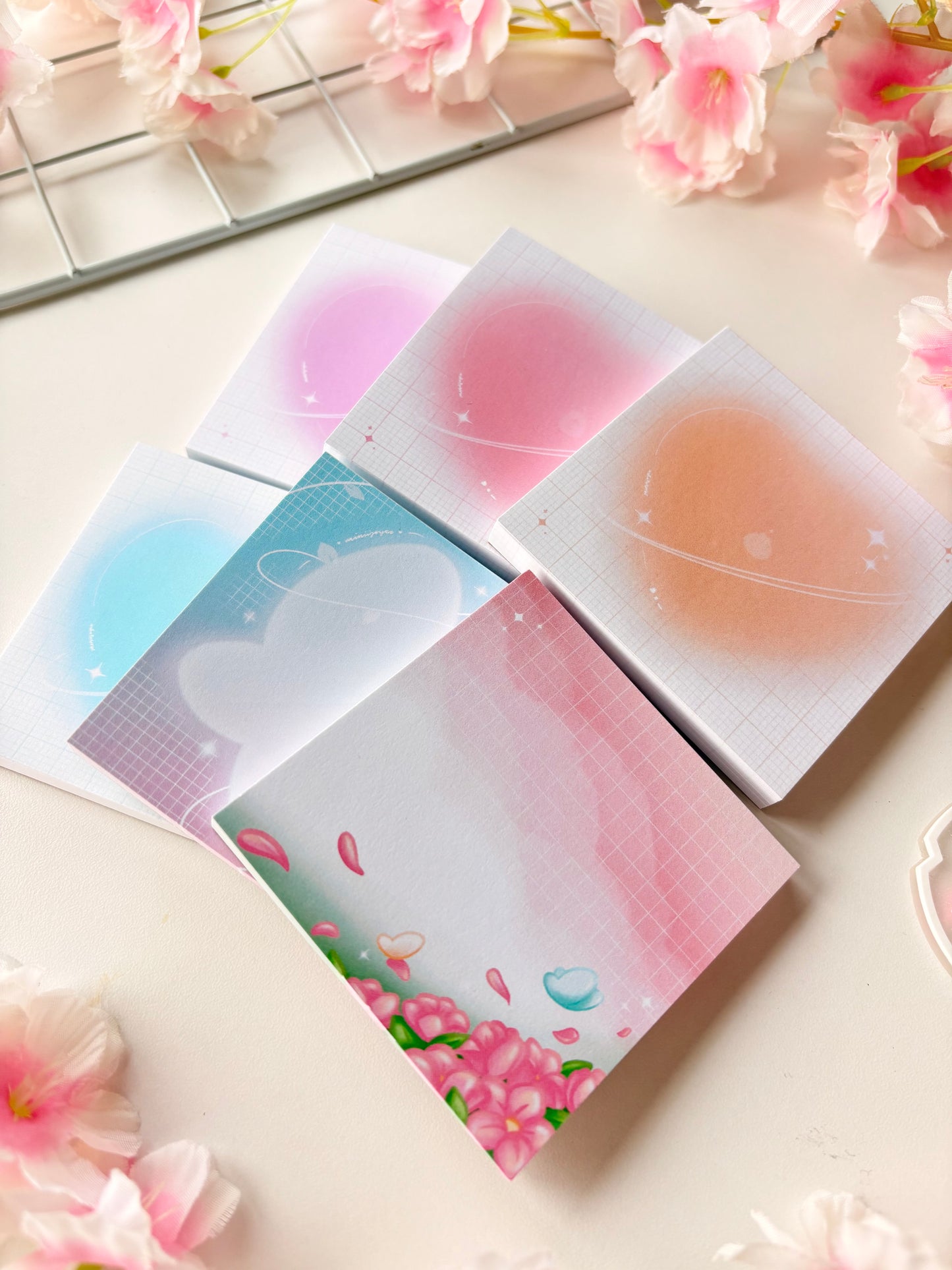 Butterfly Field Memo pad
