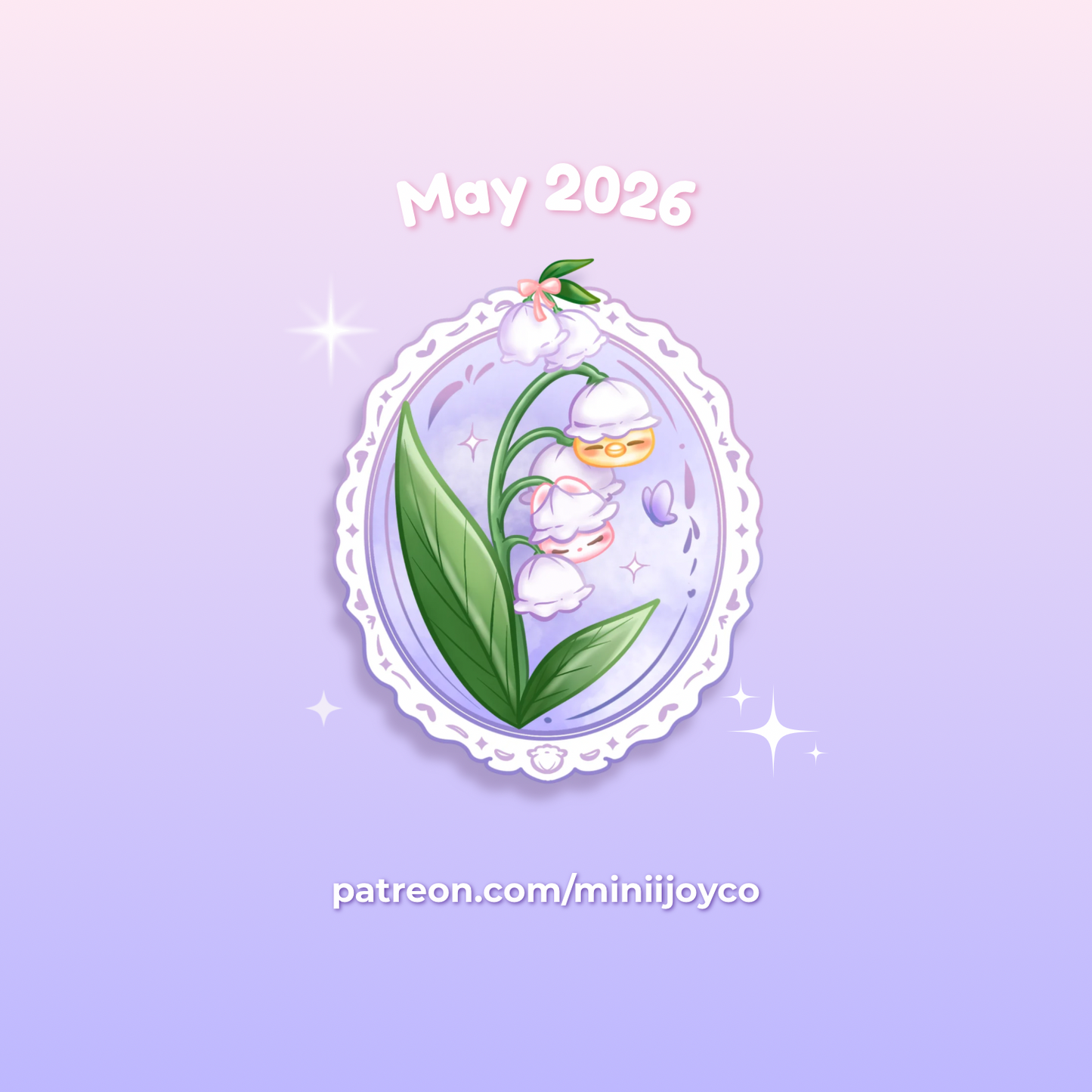 Lily of the Valley Die-cut Sticker