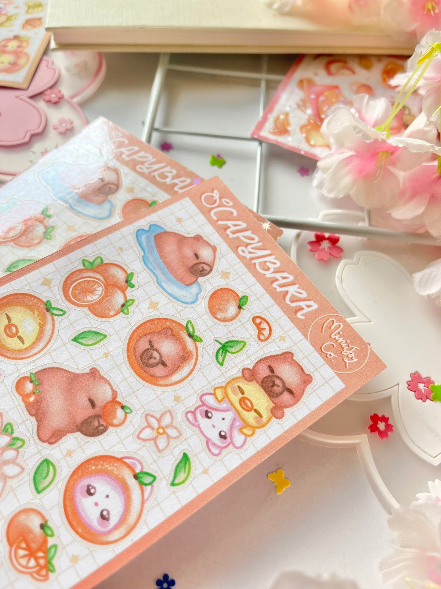 Capybara Sticker Sheet