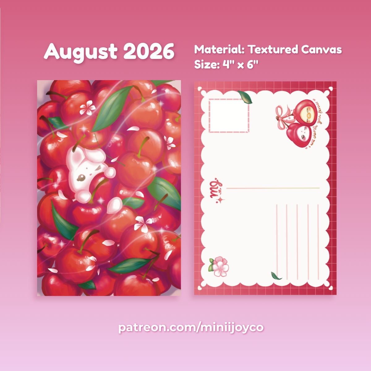 Cherry Picking Print & Postcard