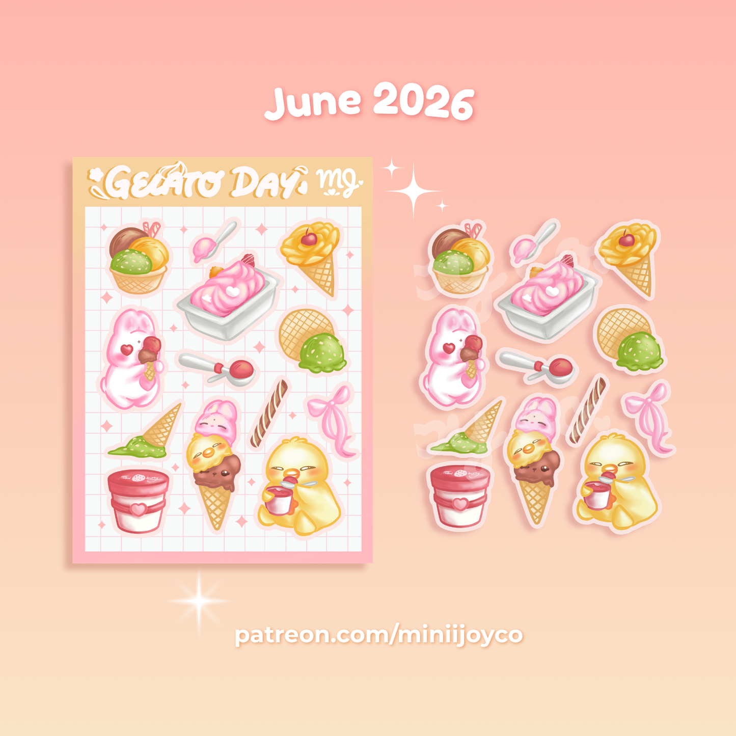 Gelato Day Mini Sheet