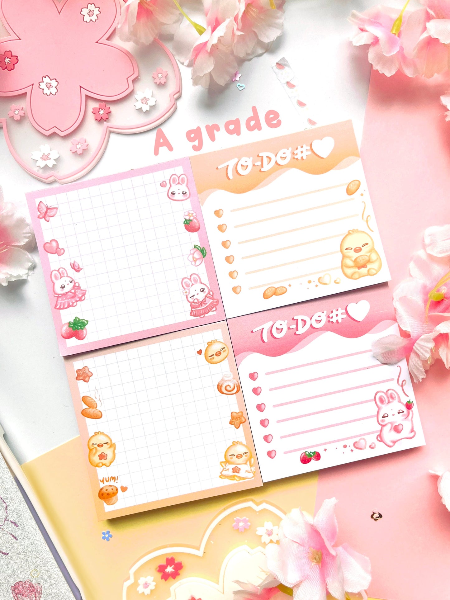 Buns & Bubby Memo Pads A-grade (Set of 4)