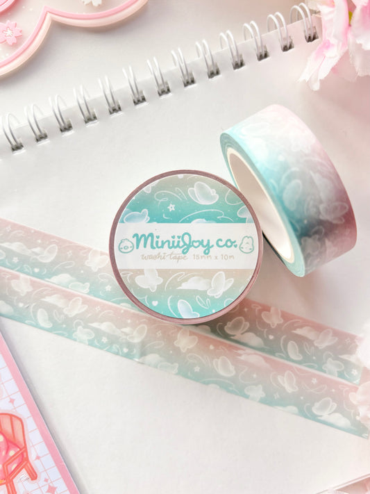 Butterfly Gradient Washi Tape - Teal