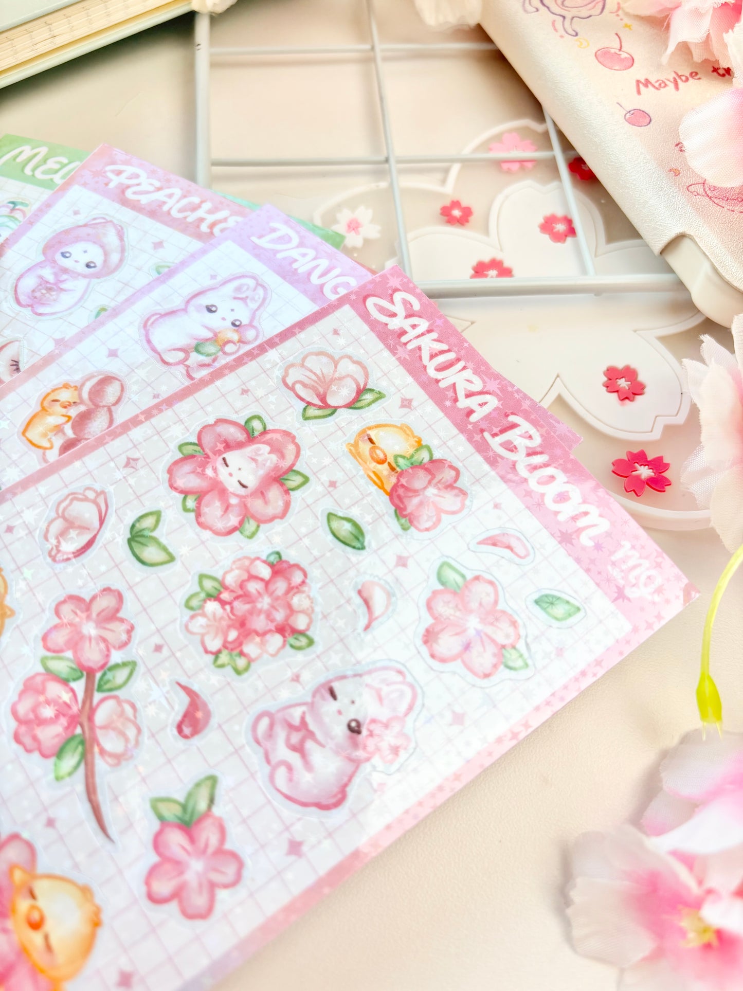 Spring Sticker Sheets Holo Bundle (Set of 4)