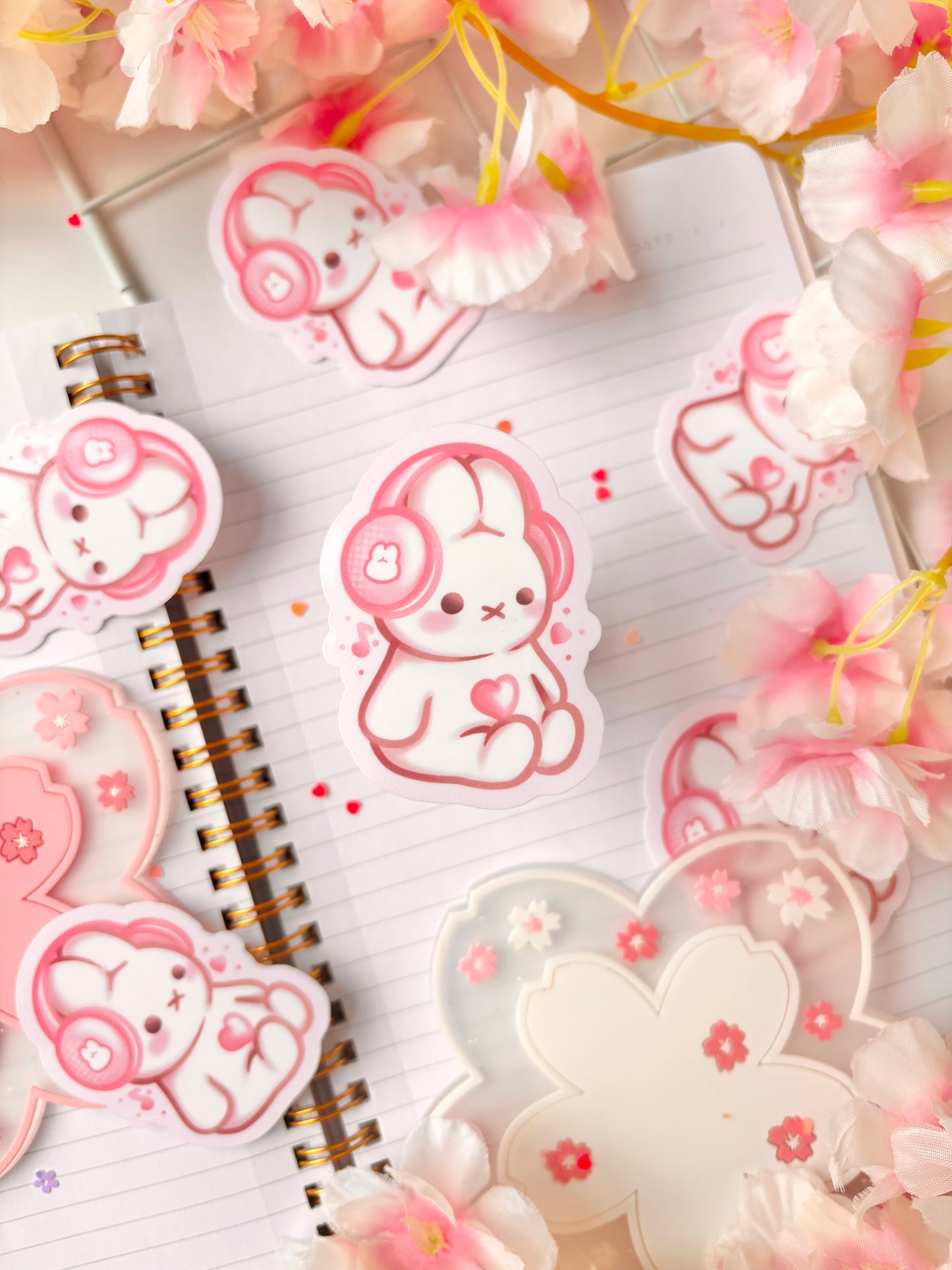 Miffy Headphones Vinyl Sticker