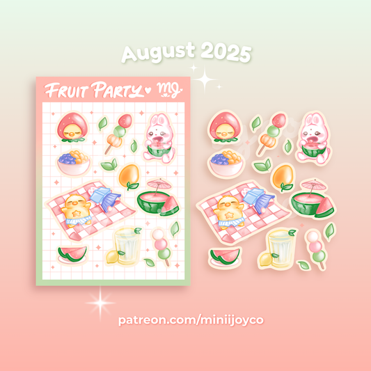 Fruit Party Mini Sheet