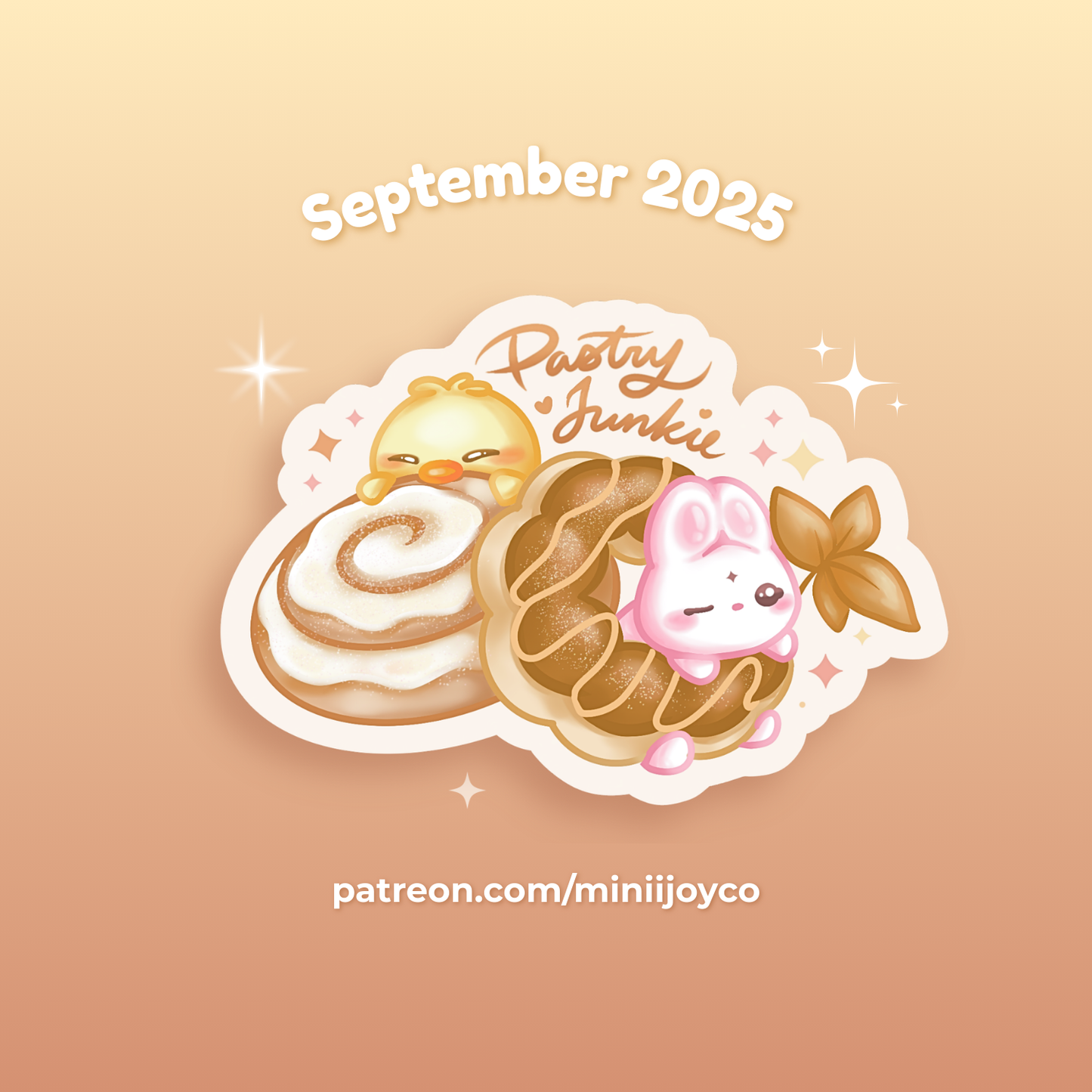 Pastry junkie Die-cut Sticker