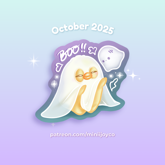 Boo! Die-cut Sticker