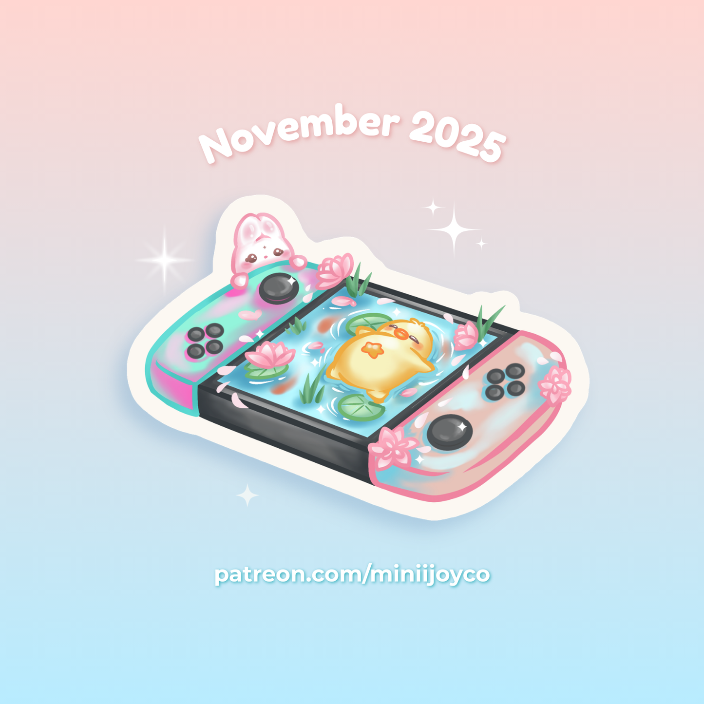 Lotus Switch Die-cut Sticker