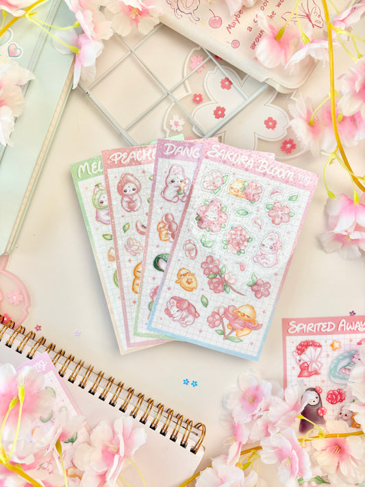 Spring Sticker Sheets Holo Bundle (Set of 4)