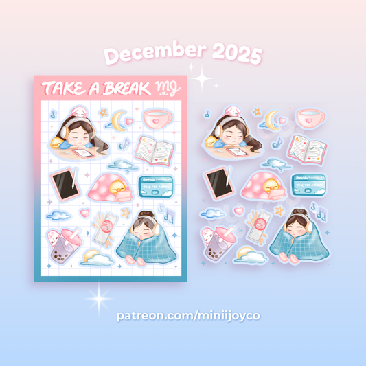 Take a Break Mini Sheet