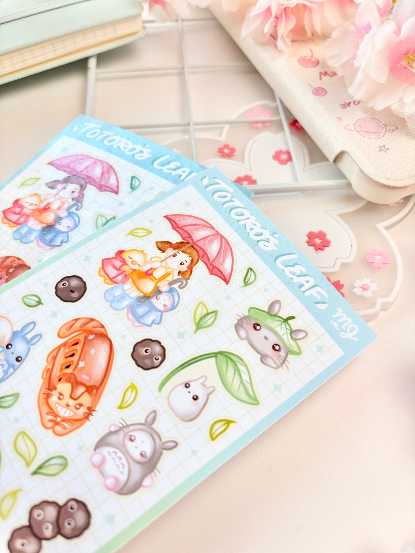 Totoro's Leaf Sticker Sheet