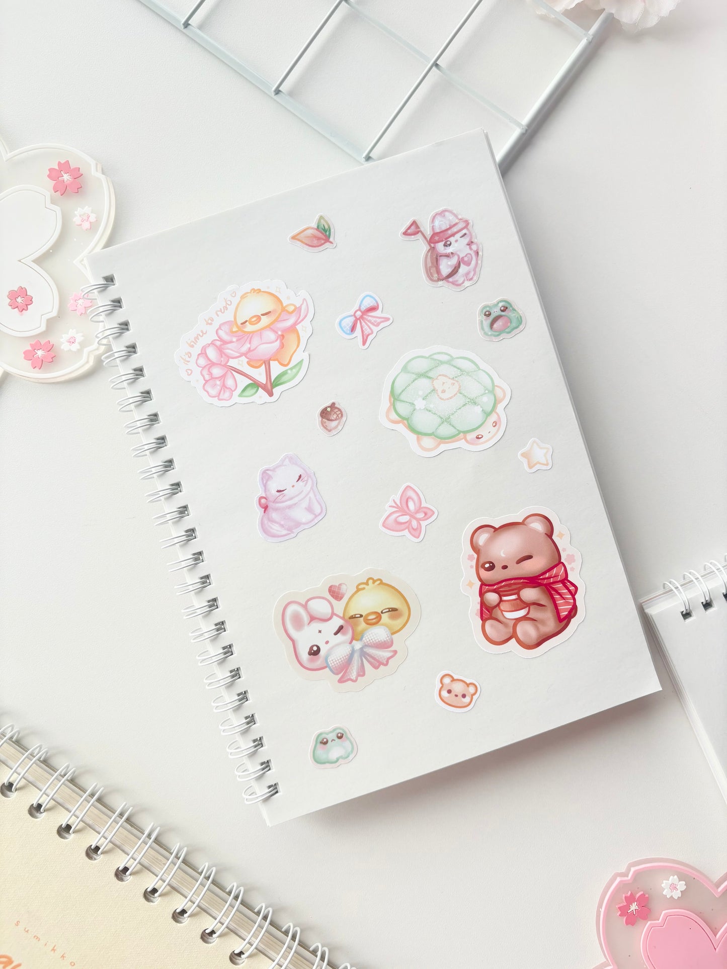 Checkered Reusable Sticker Books