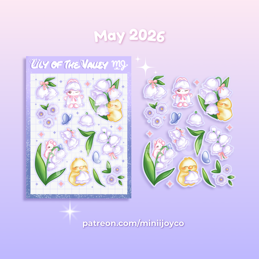 Lily of the Valley Mini Sheet