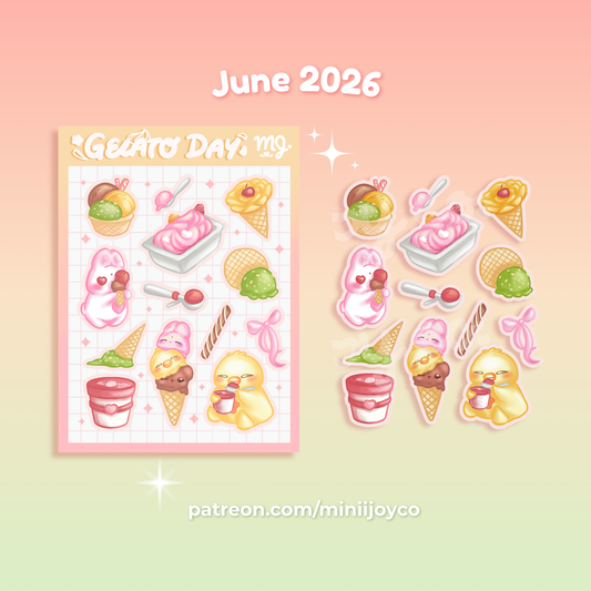 Gelato Day Mini Sheet