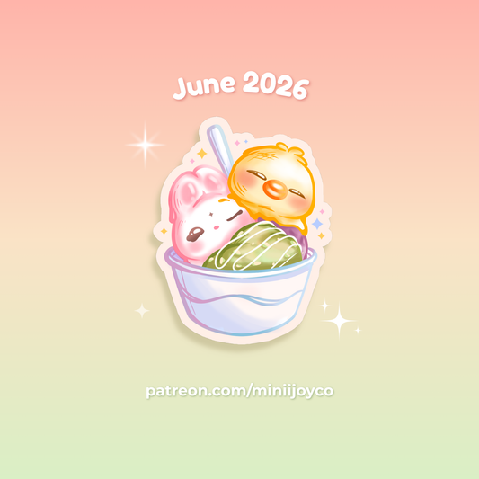 Gelato Day Die-cut Sticker