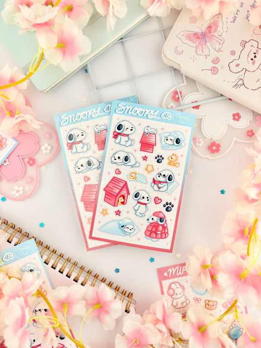 Snoopy Sticker Sheet