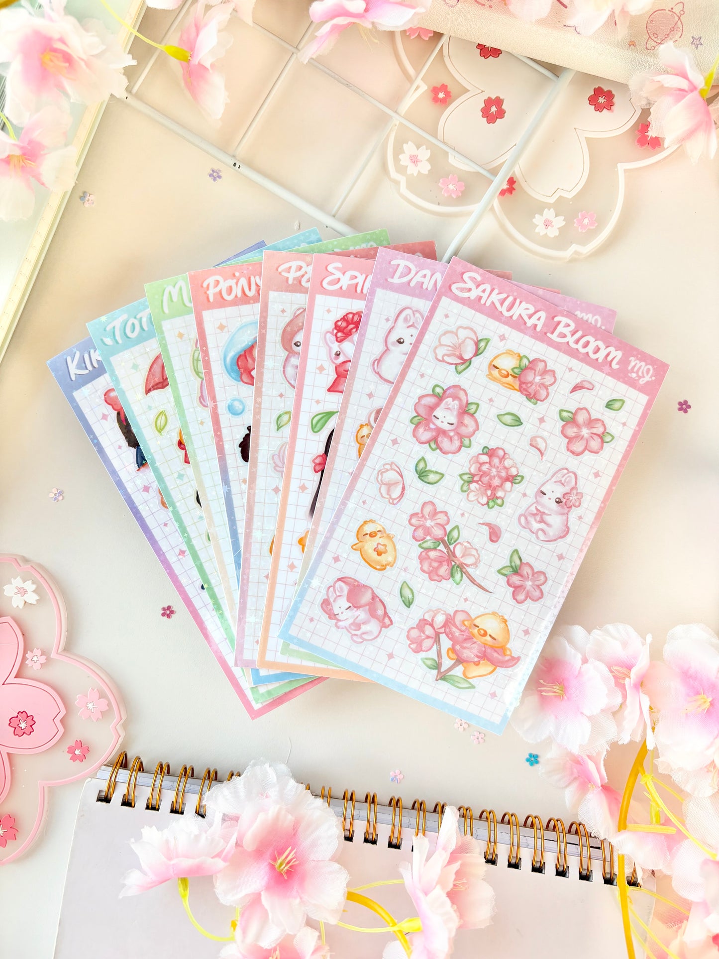 Ultimate Spring Sticker Sheets Holo Bundle (Set of 8)