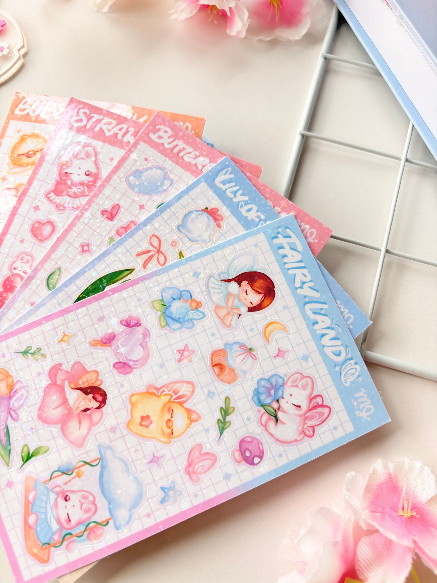 Spring 2026 Sticker Sheet Holo Bundle (Set of 5)
