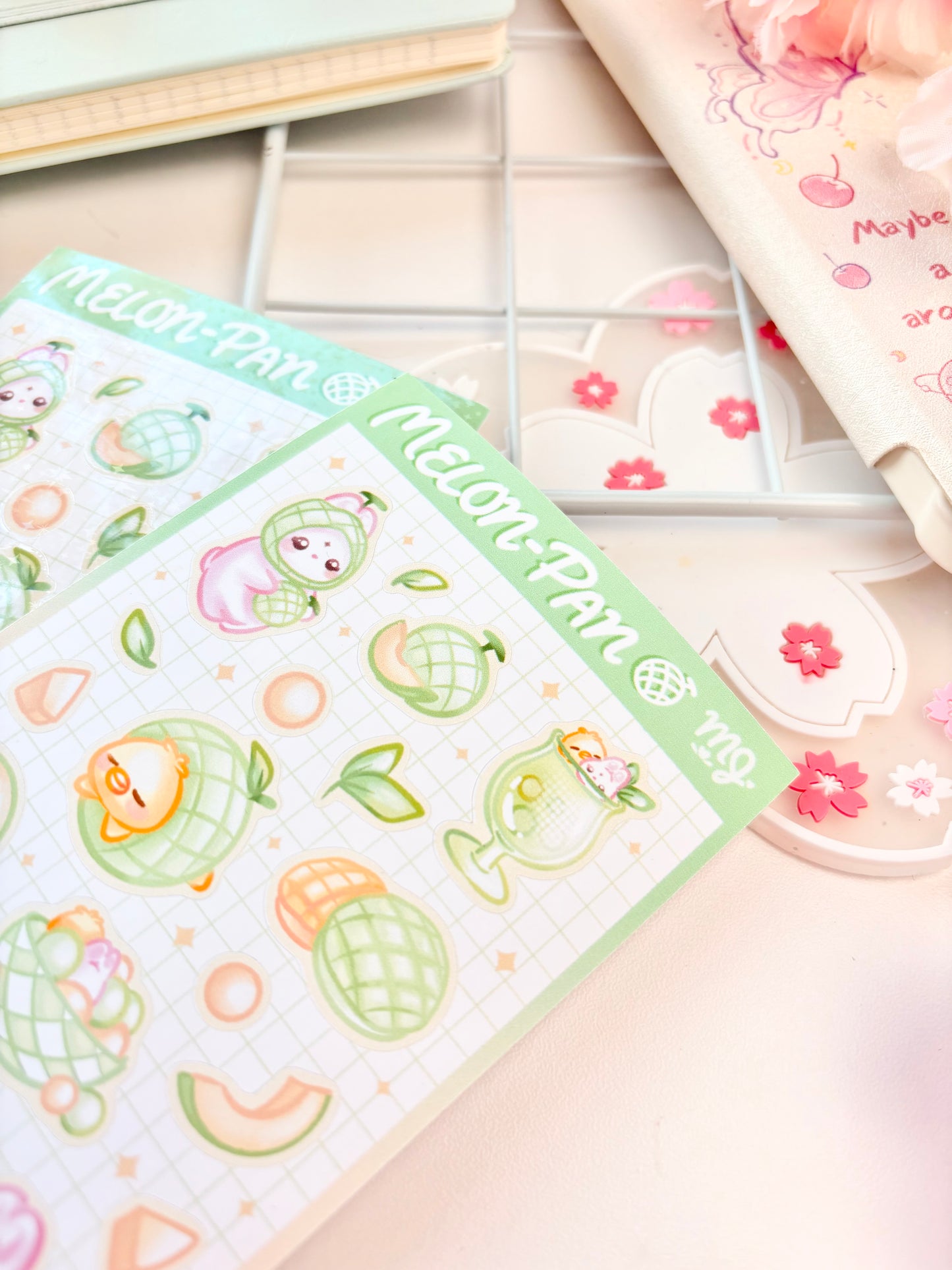 Melon Pan Sticker Sheet