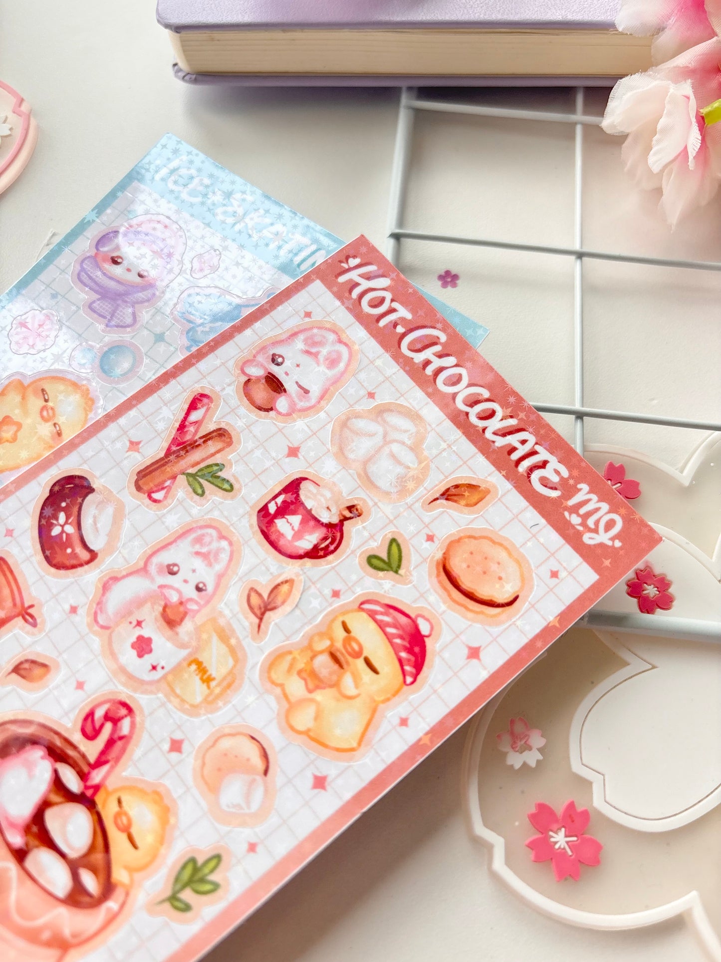 Holiday Sticker Sheet Holo Bundle 2025 (Set of 2)