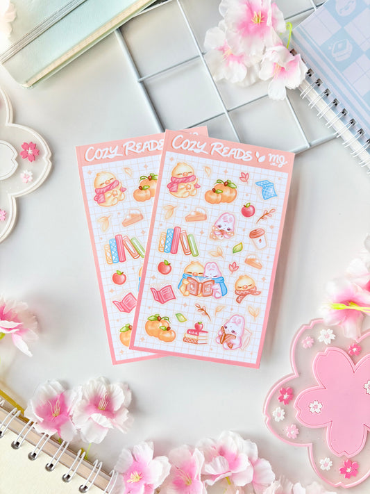 Cozy Reads Sticker Sheet