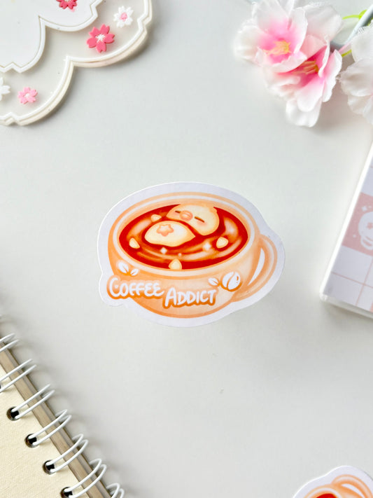 Coffee Addict Sticker