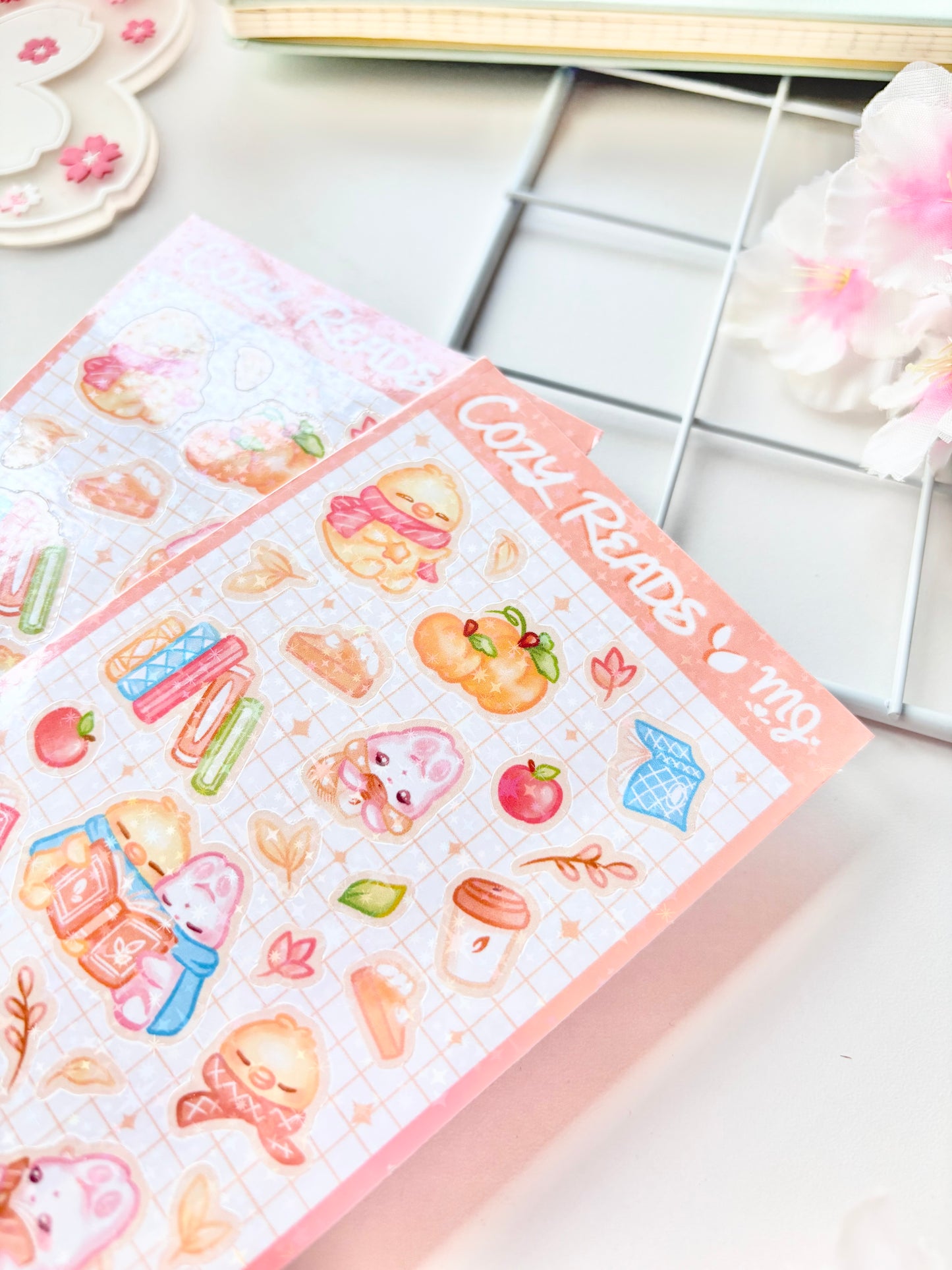 Cozy Reads Sticker Sheet