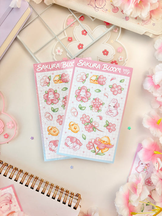 Sakura Bloom Sticker Sheet