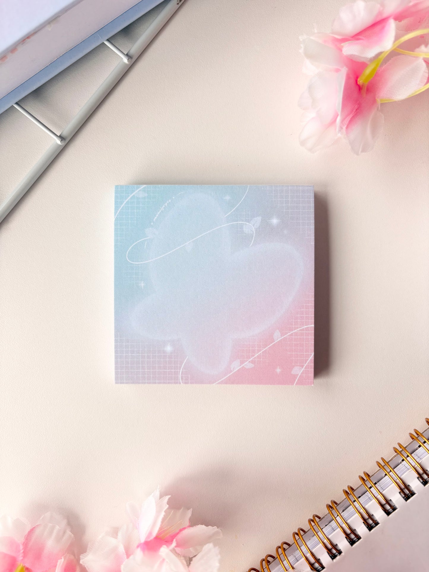 Gradient Butterfly Memo pad