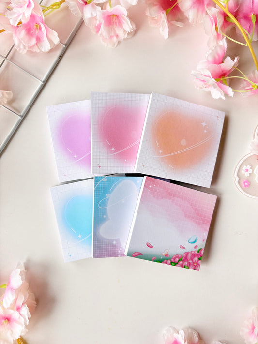 Spring 2026 Memo Pad Set (6 pack)