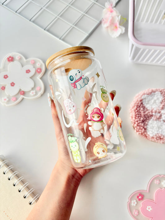 Trinket Friends Glass Cup
