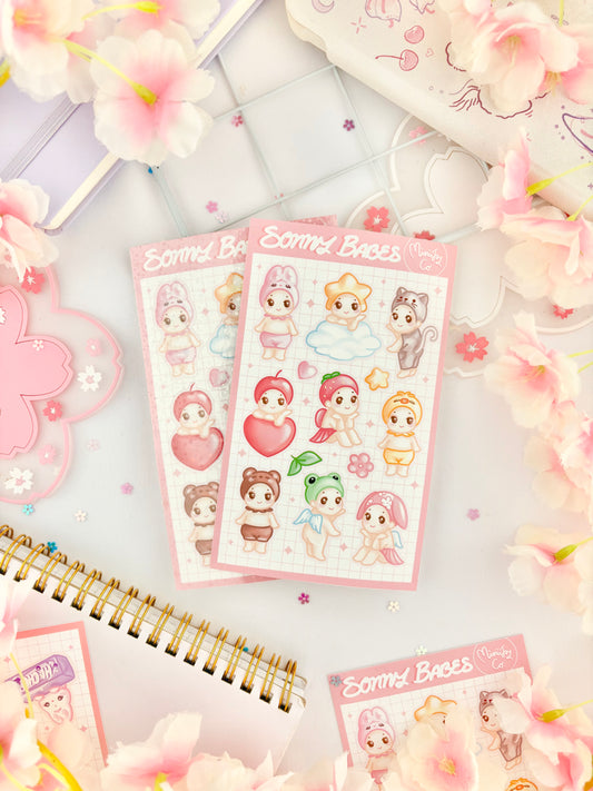 Sonny Babes Sticker Sheet