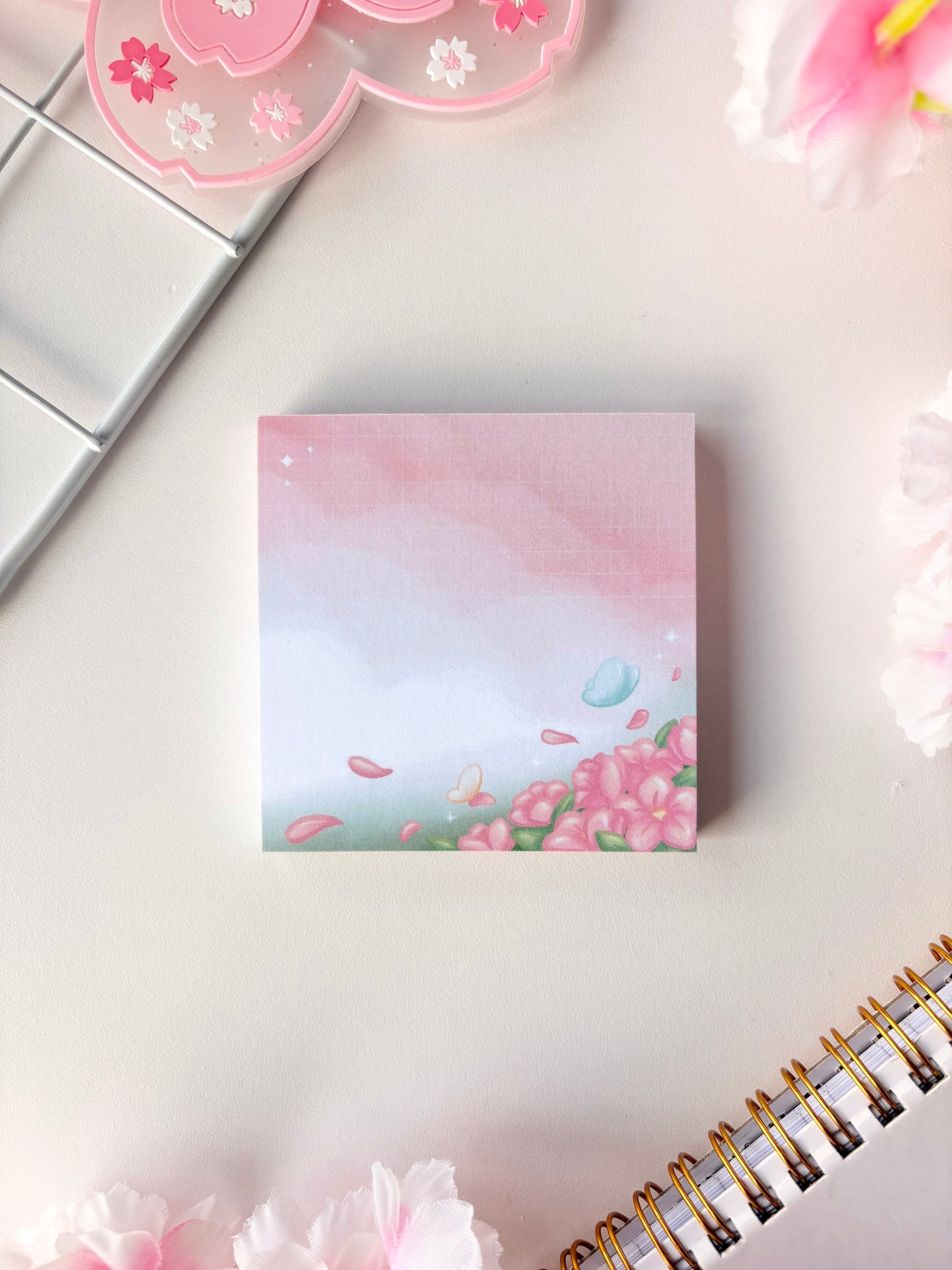 Butterfly Field Memo pad