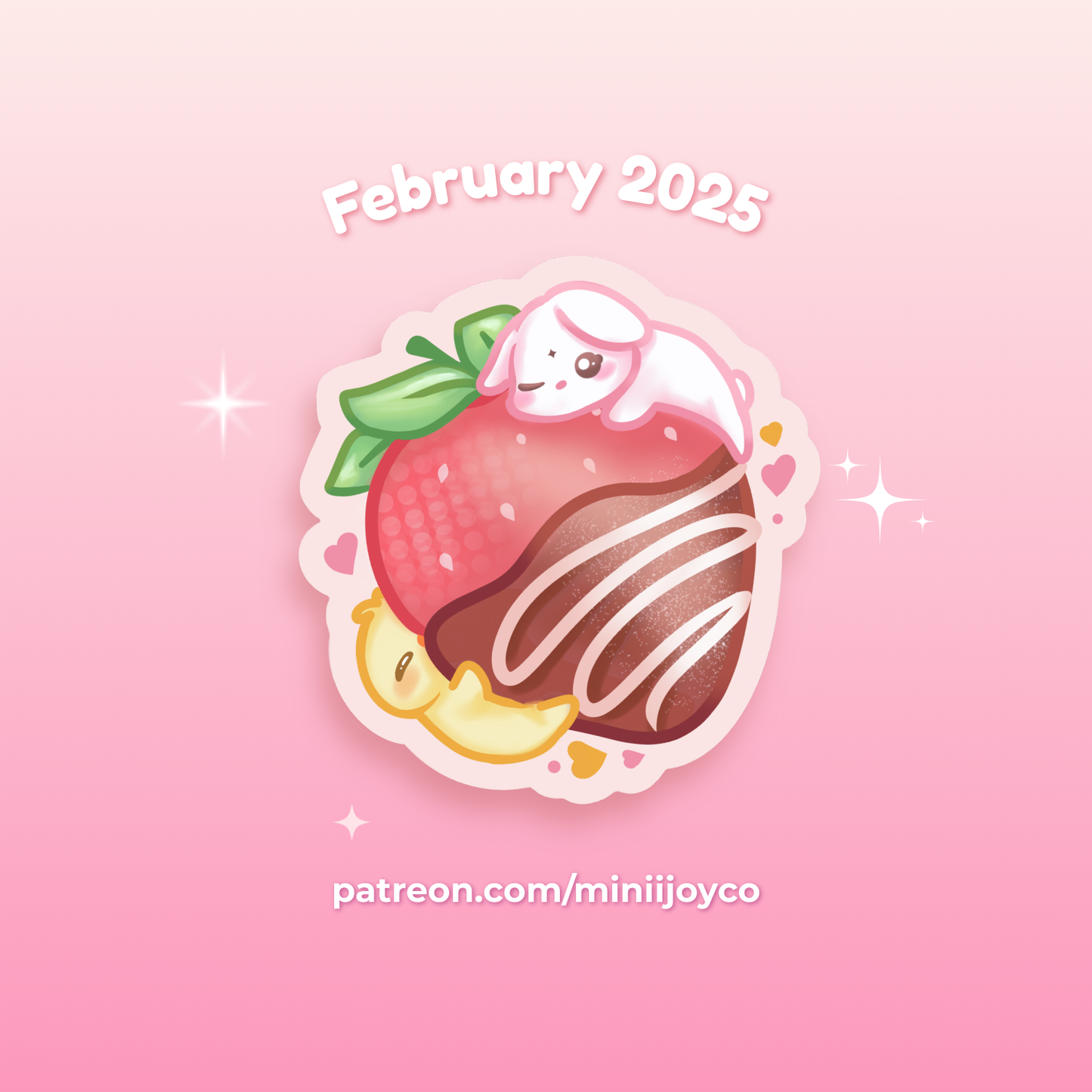 Strawberry chocolate Die-cut Sticker