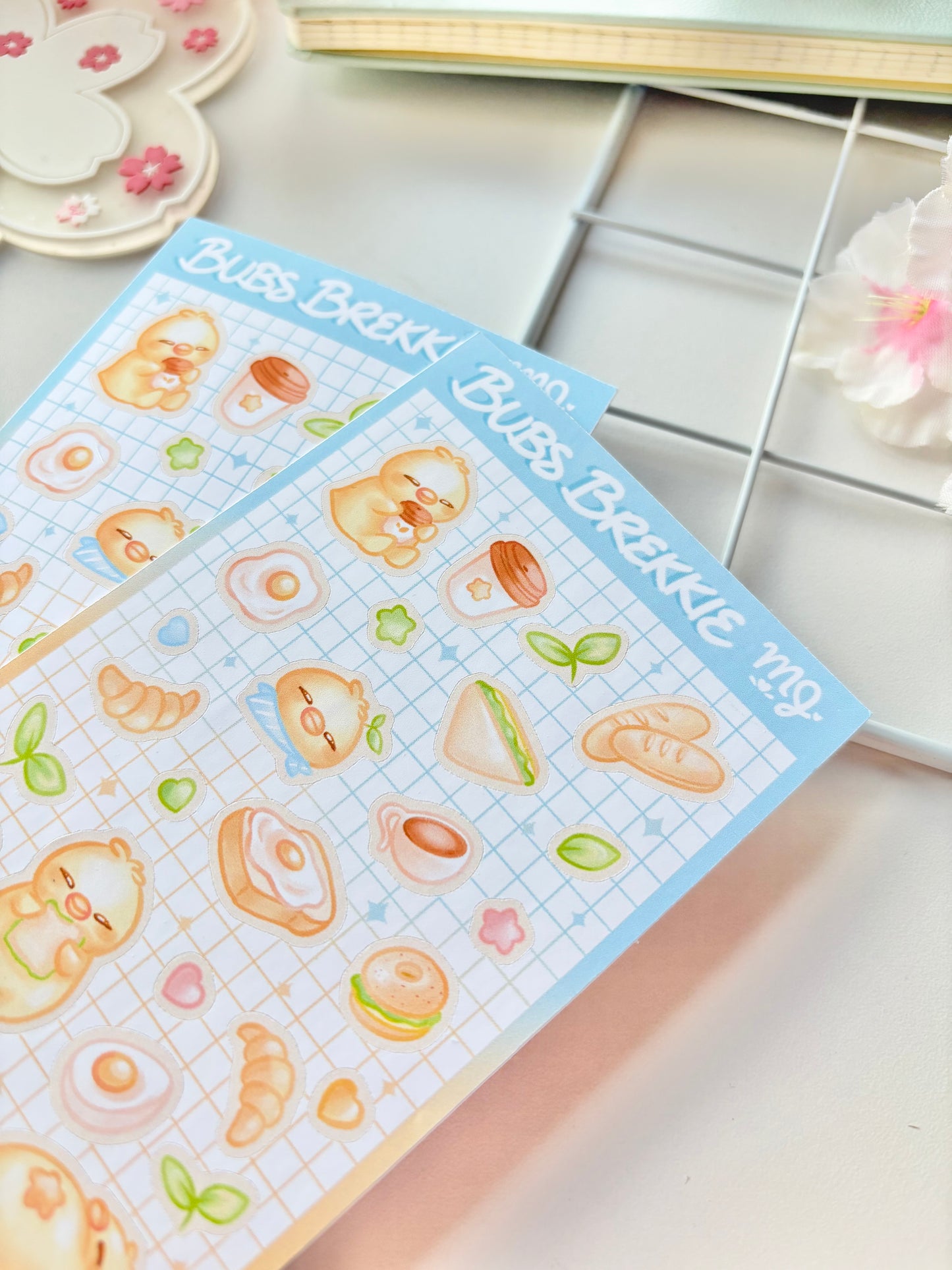 Bubs Brekkie Sticker Sheet